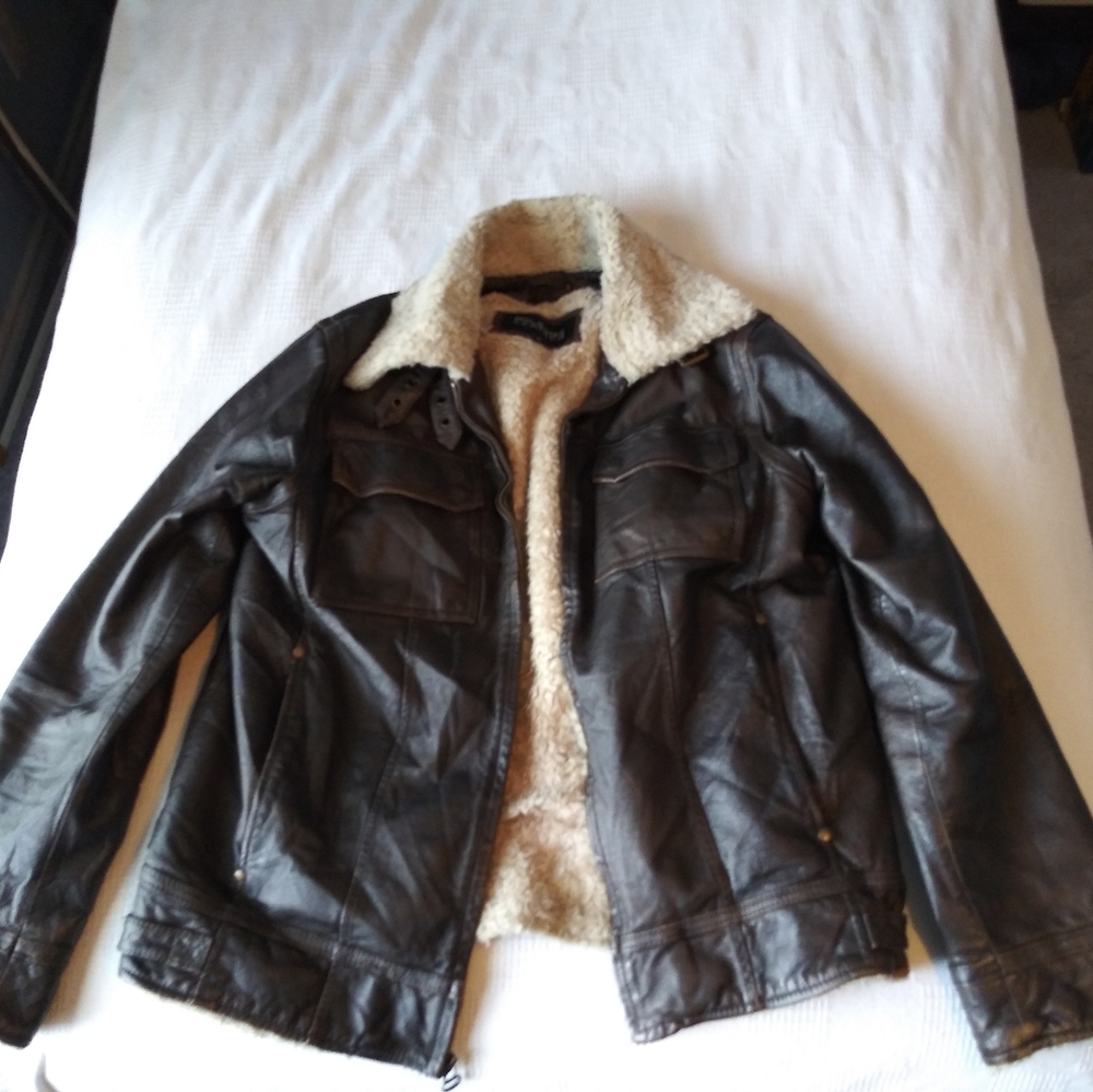 Wilsons Leather Sherpa Trucker Jacket
